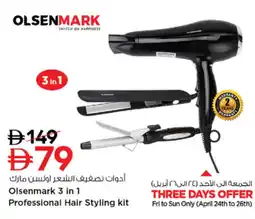 Nesto Olsenmark 3 in 1 Professional Hair Styling kit offer