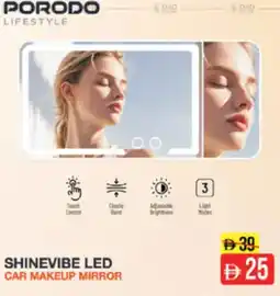Nesto Shinevibe led car makeup mirror offer