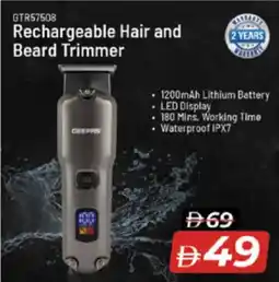 Nesto Geepas Rechargeable Hair and Beard Trimmer offer