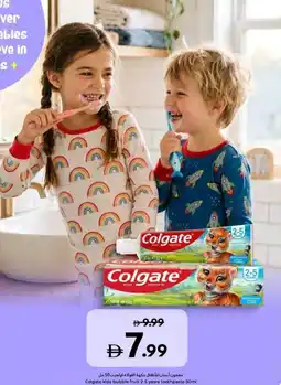 Carrefour Colgate kids bubble fruit 2-5 years toothpaste offer
