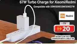 Grand Mall Sharjah Redmi 67w fast charger with cable-ad offer