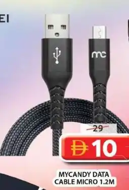 Grand Mall Sharjah Mycandy data cable micro 1.2m offer