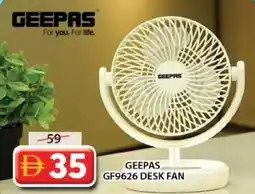 Grand Mall Sharjah Geepas desk fan GF9626 offer