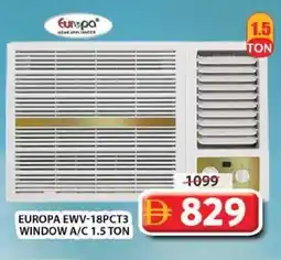 Grand Mall Sharjah Europa window a/c 1.5 ton EWV-18PCT3 offer