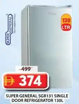 Grand Mall Sharjah Super general single door refrigerator 130l SGR131 offer