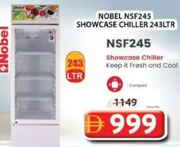 Grand Mall Sharjah Nobel showcase chiller 243ltr NSF245 offer