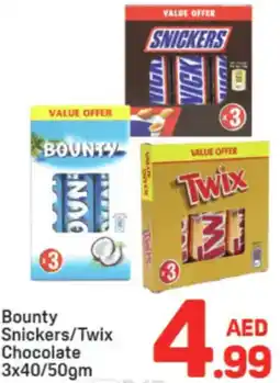 Day To Day Bounty Snickers/Twix Chocolate offer