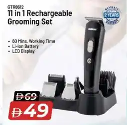 Nesto GTR8612 11 in 1 Rechargeable Grooming Set offer