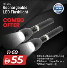 Nesto GFL4641 Rechargeable LED Flashlight offer