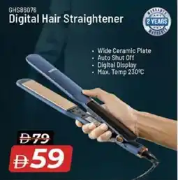 Nesto GHS86076 Digital Hair Straightener offer