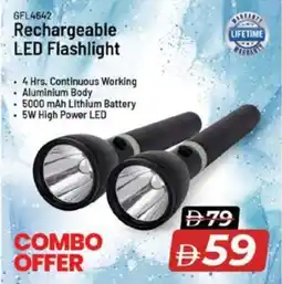 Nesto GFL4642 Rechargeable LED Flashlight offer