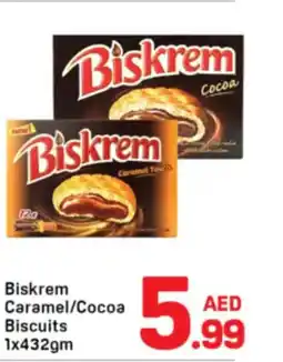 Day To Day Biskrem Caramel Cocoa Biscuits offer