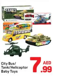 Day To Day City Bus Tank Helicaptor Baby Toys offer