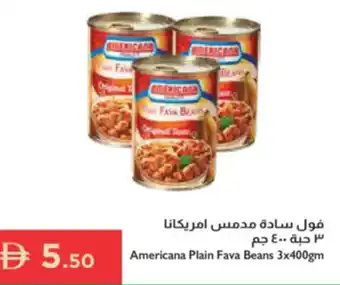 Istanbul Supermarket Americana plain fava beans offer