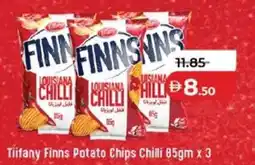 Lulu Hypermarket Tiifany Finns Potato Chips Chilli 85gm x 3 offer