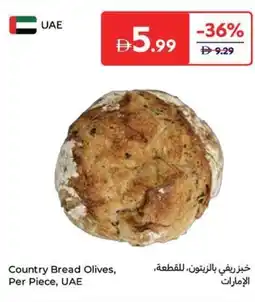 Carrefour Country bread olives offer