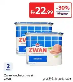 Carrefour Zwan luncheon meat offer