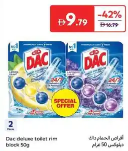 Carrefour Dac deluxe toilet rim block offer