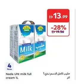 Carrefour Nada uht milk full cream offer