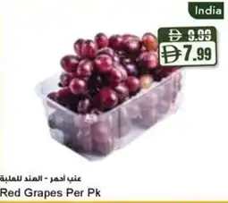 Almaya supermarket Red Grapes offer