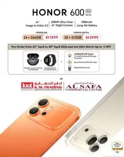 KM Trading HONOR 600 5G offer