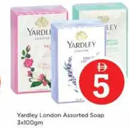 Nesto Yardley London Assorted Soap offer