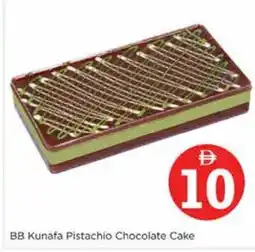 Nesto BB Kunafa Pistachio Chocolate Cake offer
