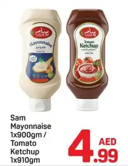 Day To Day Sam Mayonnaise 1x900gm / Tomato Ketchup offer