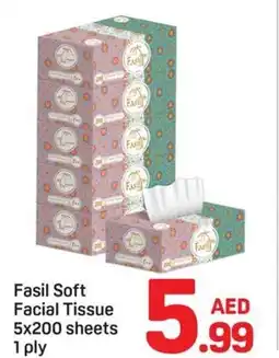 Day To Day Fasil Soft Facial Tissue 5x200 sheets offer