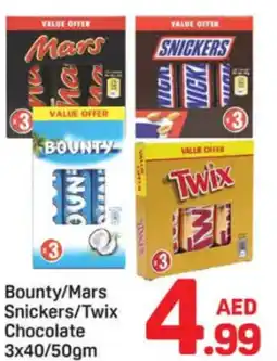 Day To Day Bounty/mars snickers/twix chocolate offer