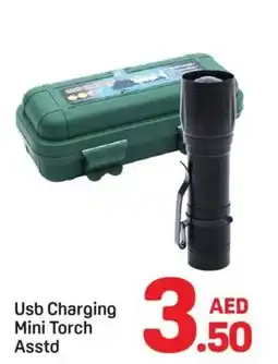 Day To Day Usb Charging Mini Torch Asstd offer