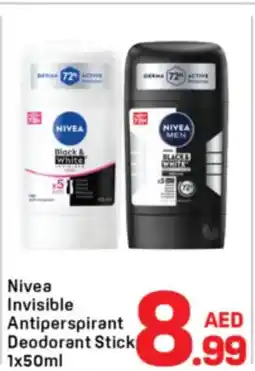 Day To Day Nivea Invisible Antiperspirant Deodorant Stick offer