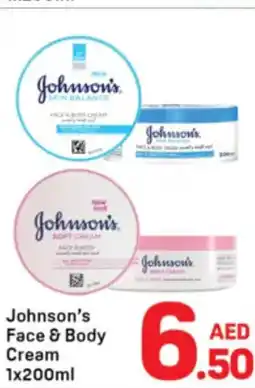 Day To Day Johnson's Face & Body Cream offer