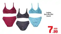 Day To Day Ladies 2pcs Bra Set Asstd offer