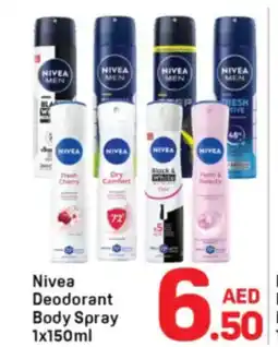 Day To Day Nivea Deodorant Body Spray offer