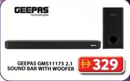 Grand Hyper Market Geepas GMS11173 2.1 sound bar with woofer offer