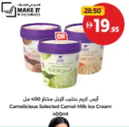 Union Coop Camelicious selected camel milk ice cream offer
