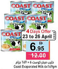 Aswaq Ramez Coast Evaporated Milk offer