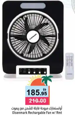 Aswaq Ramez Olsenmark Rechargable Fan w/ Rmt offer