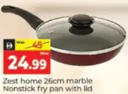 Al Madina Zest home marble Nonstick fry pan with lid offer