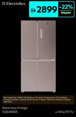 Carrefour Electrolux Fridge EQE4900A offer