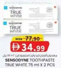 KM Trading Sensodyne toothpaste true white offer