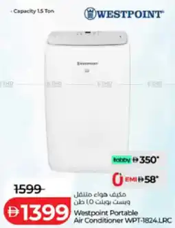 Lulu Hypermarket Westpoint Portable Air Conditioner WPT-1824.LRC offer