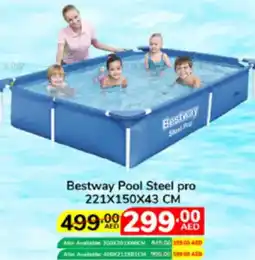 Lulu Hypermarket Bestway Pool Steel pro offer