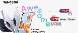 Lulu Hypermarket Samsung Galaxy A57 5G BGB RAM I 256GB ROM offer