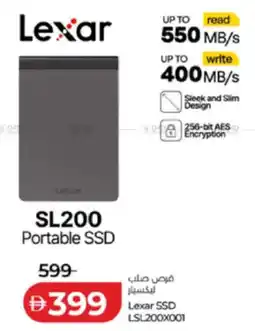 Lulu Hypermarket Lexar SSD LSL200X001 offer
