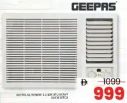 Al Madina Geepas ac windw 15/18k btu heavy GACW1STCU offer