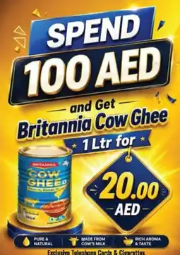 Almaya supermarket Britannia cow gheed offer