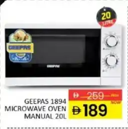 Al Madina Geepas 1894 microwave oven manual offer