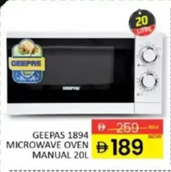 Al Madina Geepas 1894 microwave oven manual offer